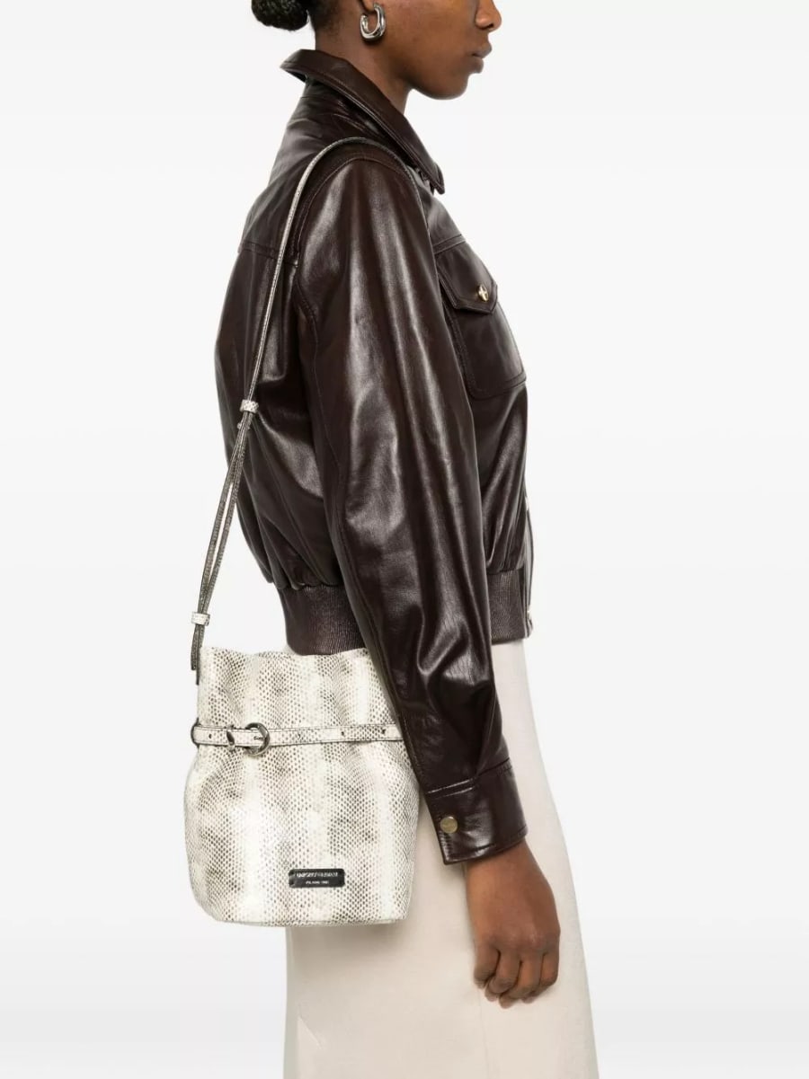 Emporio Armani Borsa a secchiello in pelle