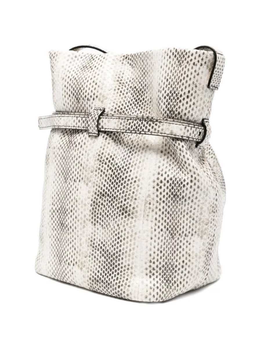 Emporio Armani Borsa a secchiello in pelle, view 3