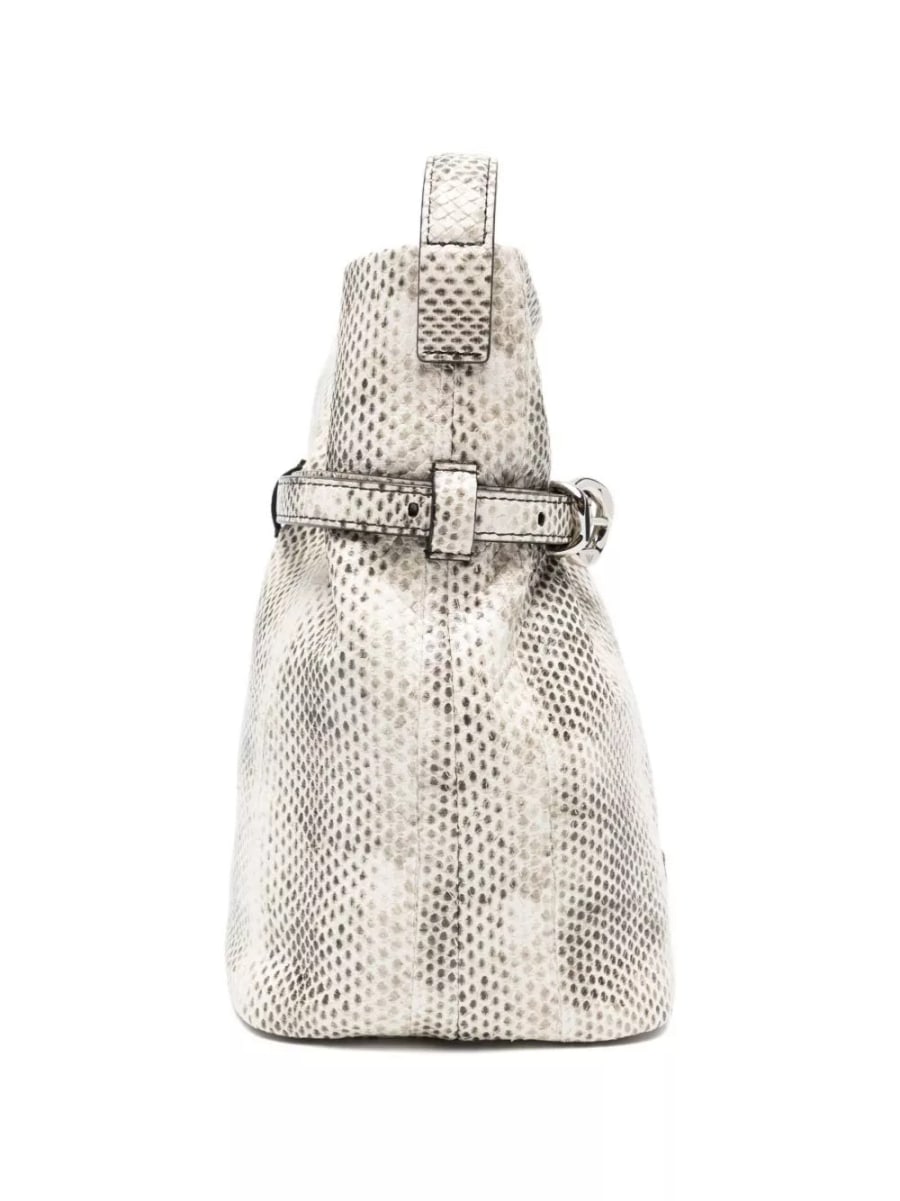 Emporio Armani Borsa a secchiello in pelle, view 5