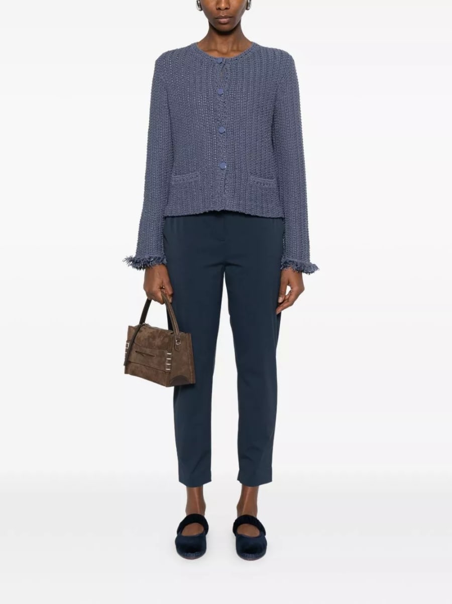 Emporio Armani Giacca blazer in misto cotone, view 5