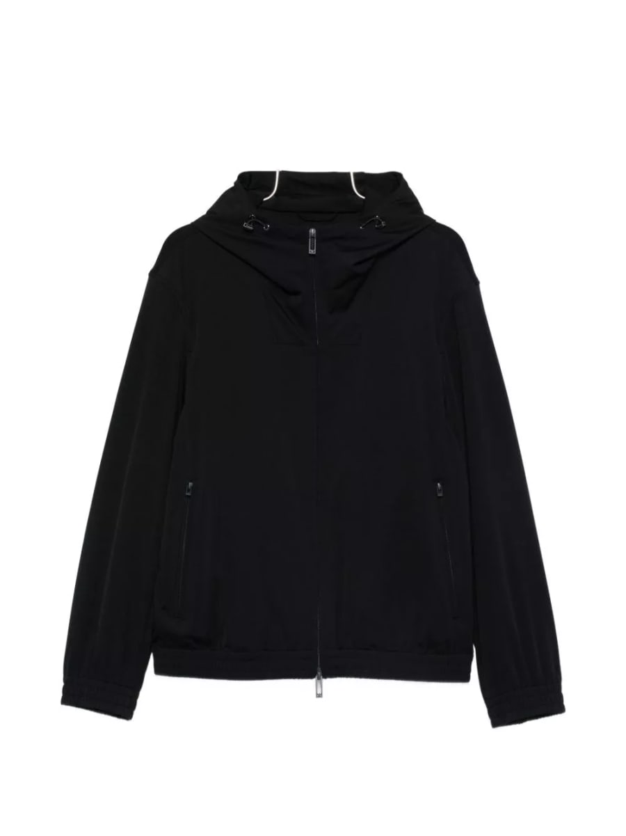 Emporio Armani Giacca in nylon con cappuccio
