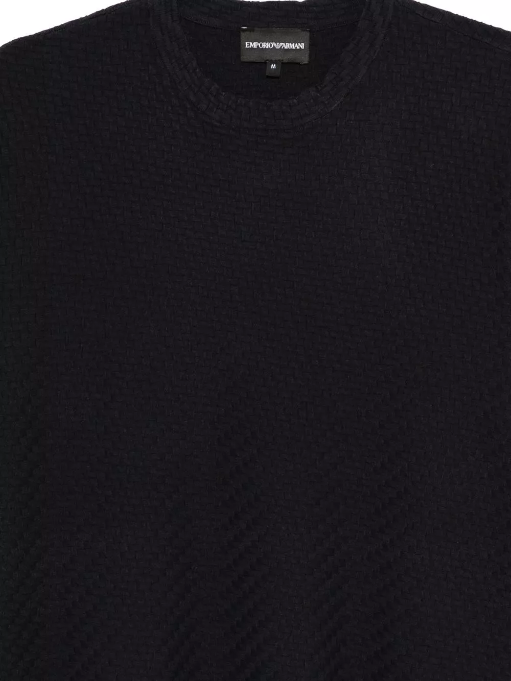 Emporio Armani T-shirt in maglia, view 2