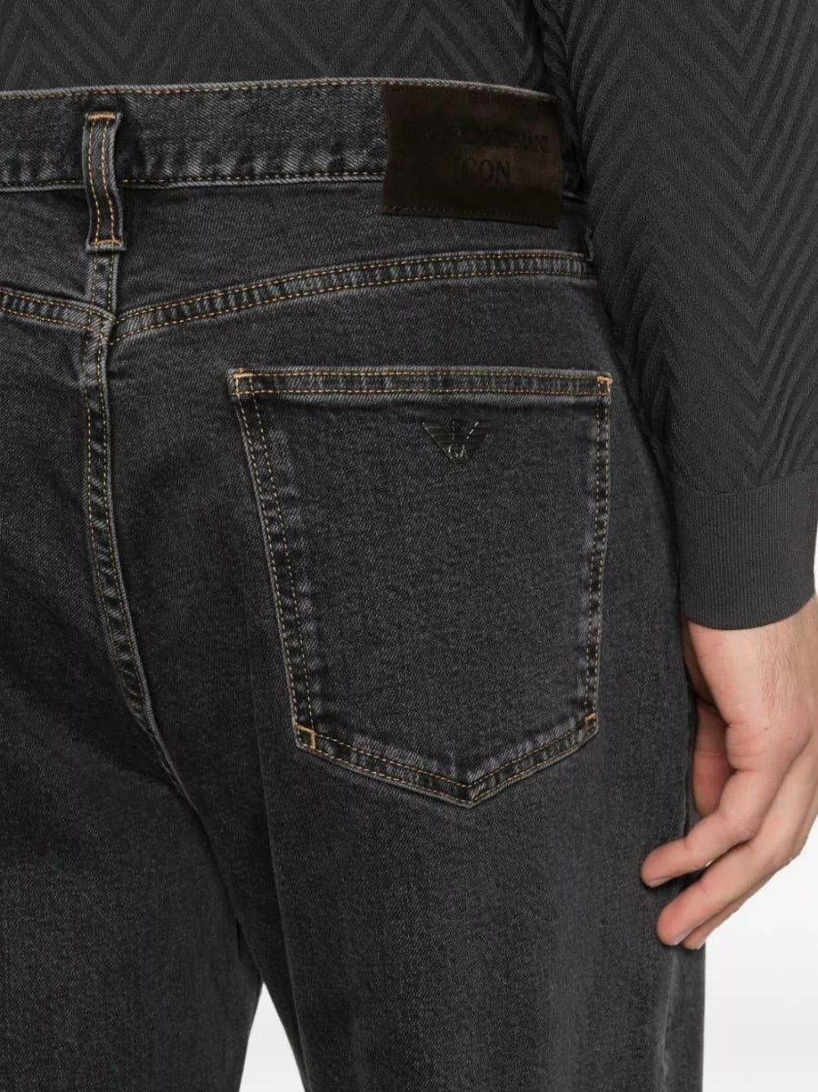 Emporio Armani Jeans in cotone denim, view 4