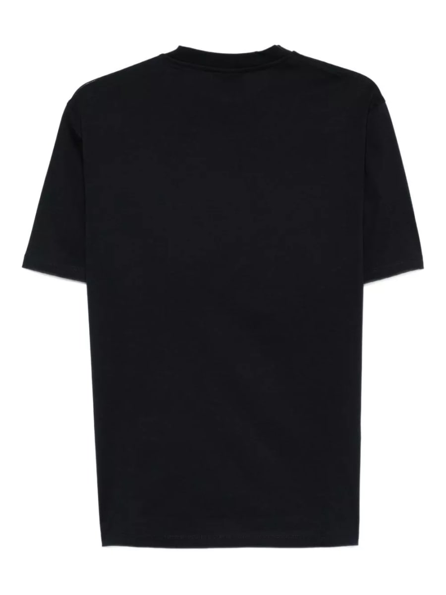 Emporio Armani T-shirt in cotone con logo, view 2