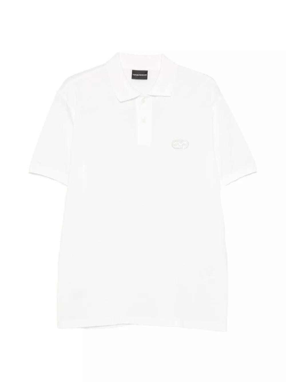 Emporio Armani la polo in cotone con logo