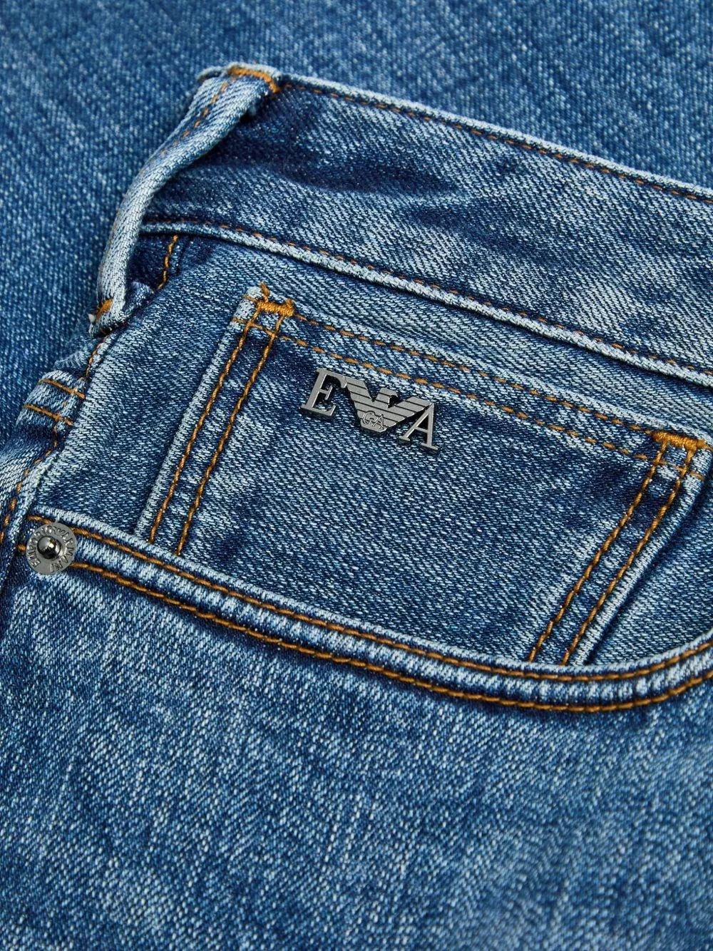 Emporio Armani Jeans in cotone denim, view 2