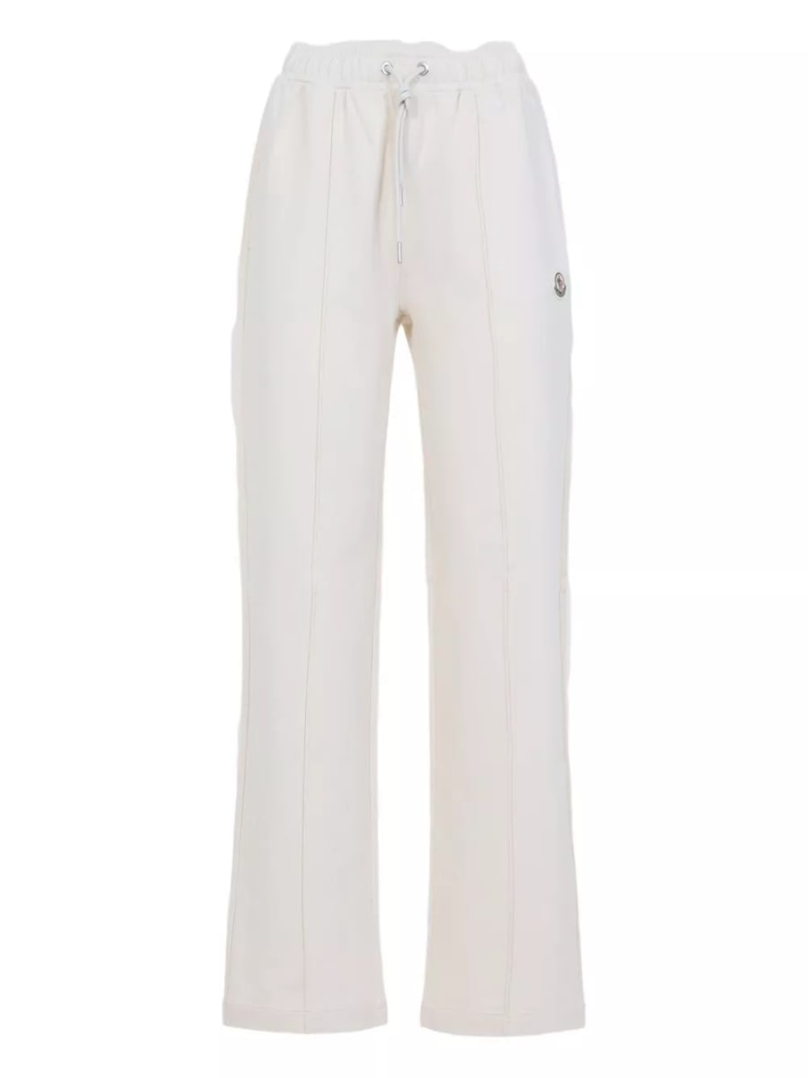 Moncler Pantaloni in cotone con logo