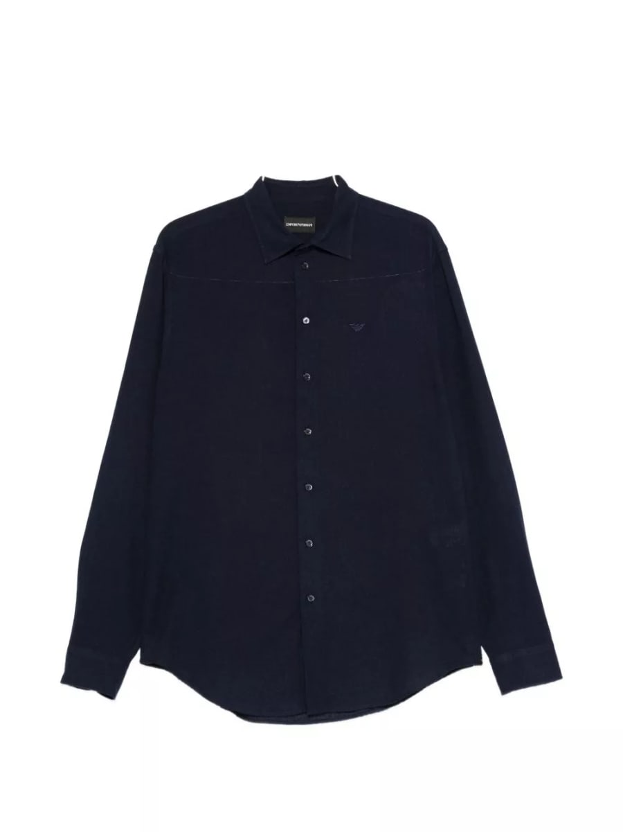 Emporio Armani Camicia in misto lino