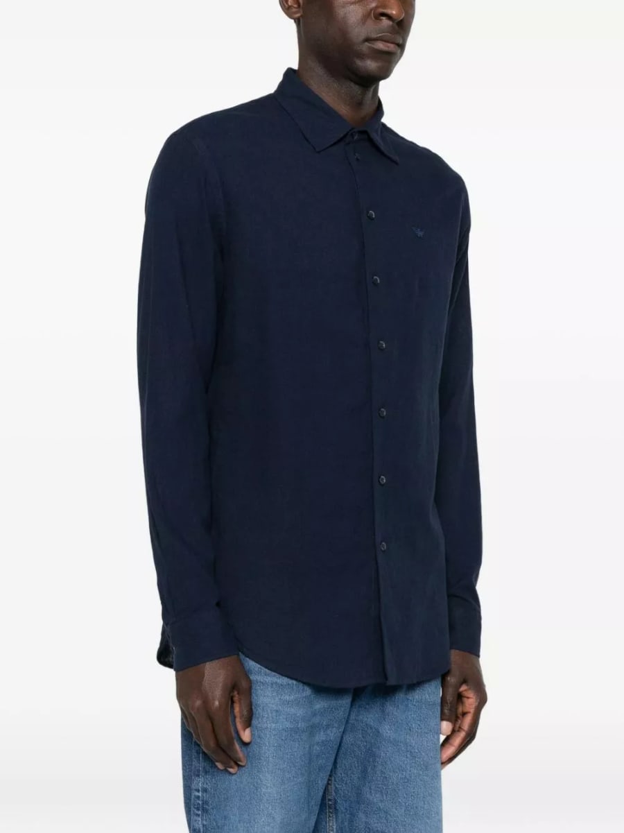 Emporio Armani Camicia in misto lino, view 2