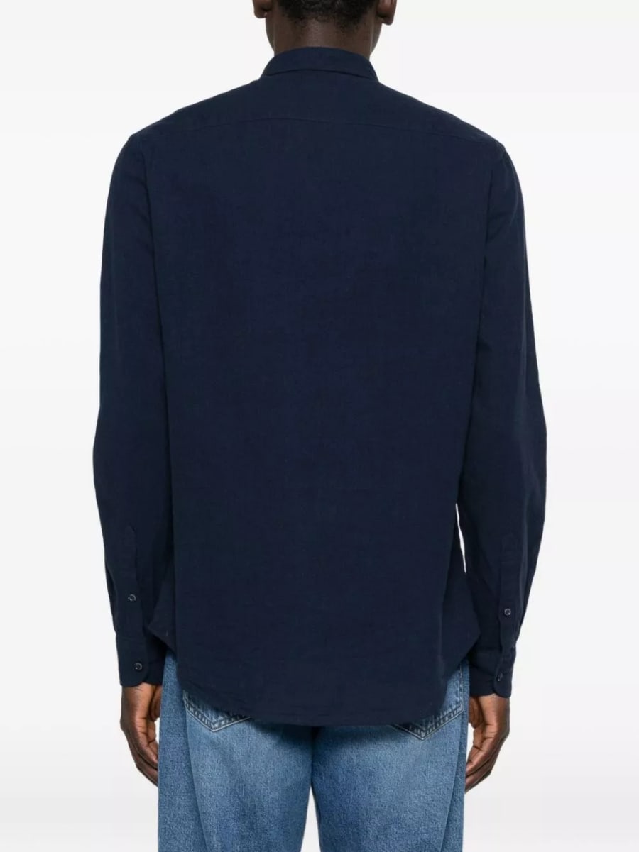 Emporio Armani Camicia in misto lino, view 4