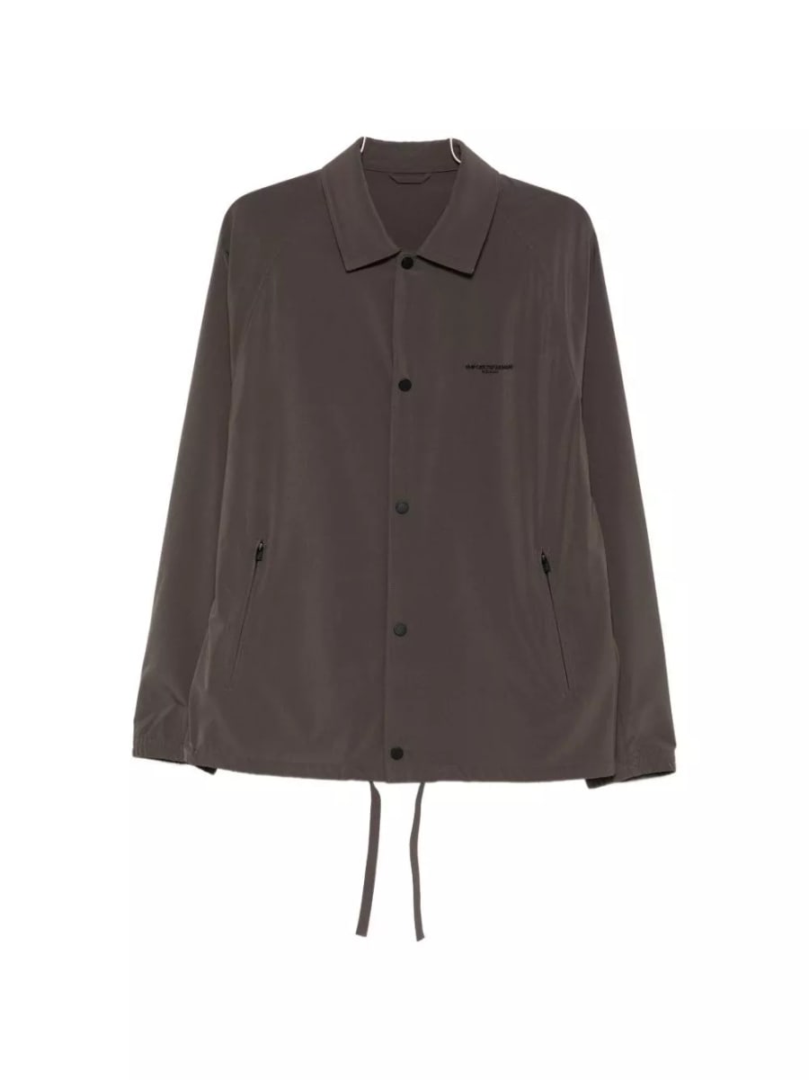 Emporio Armani overshirt logo