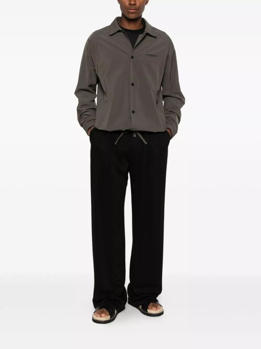 Emporio Armani overshirt logo, view 4