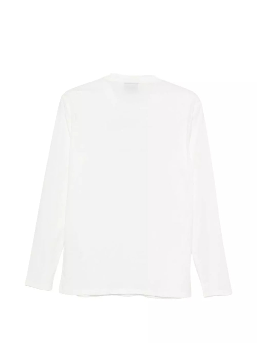 Emporio Armani T-shirt in cotone con logo, view 3