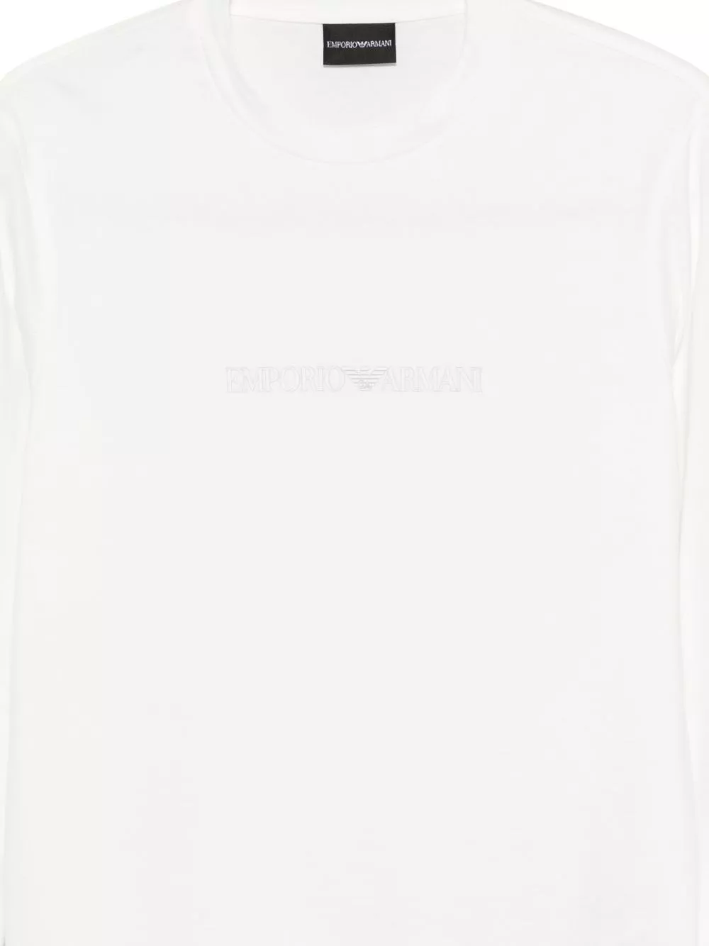 Emporio Armani T-shirt in cotone con logo, view 2