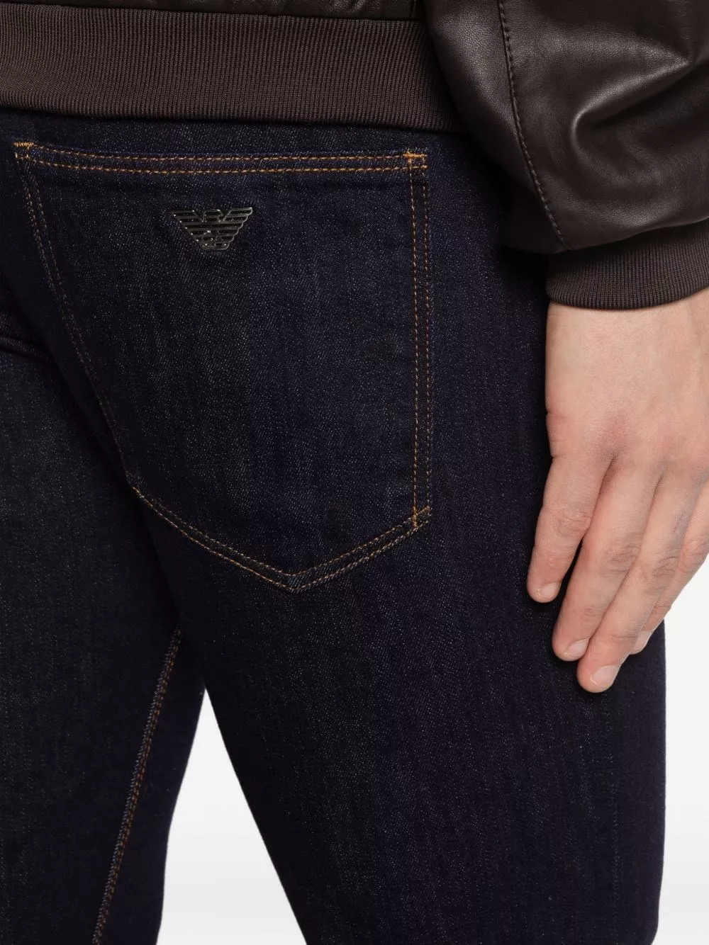 Emporio Armani Jeans in cotone denim, view 2