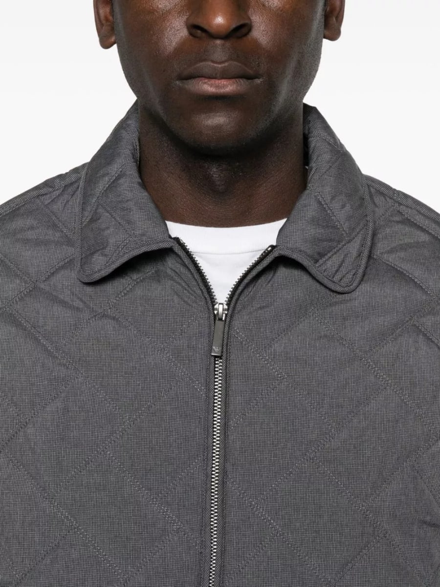 Emporio Armani Giacca blouson trapuntata, view 3