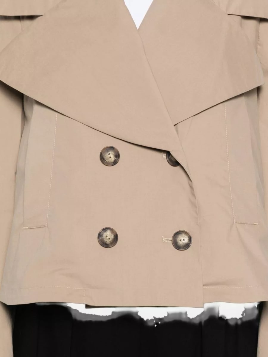 Emporio Armani Giacca in cotone doppiopetto, view 5