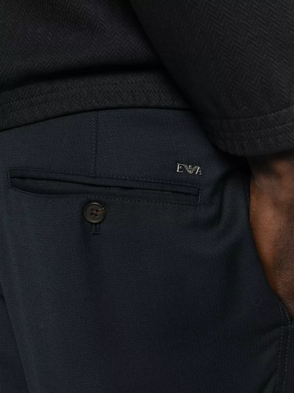 Emporio Armani Pantaloni in lana, view 2