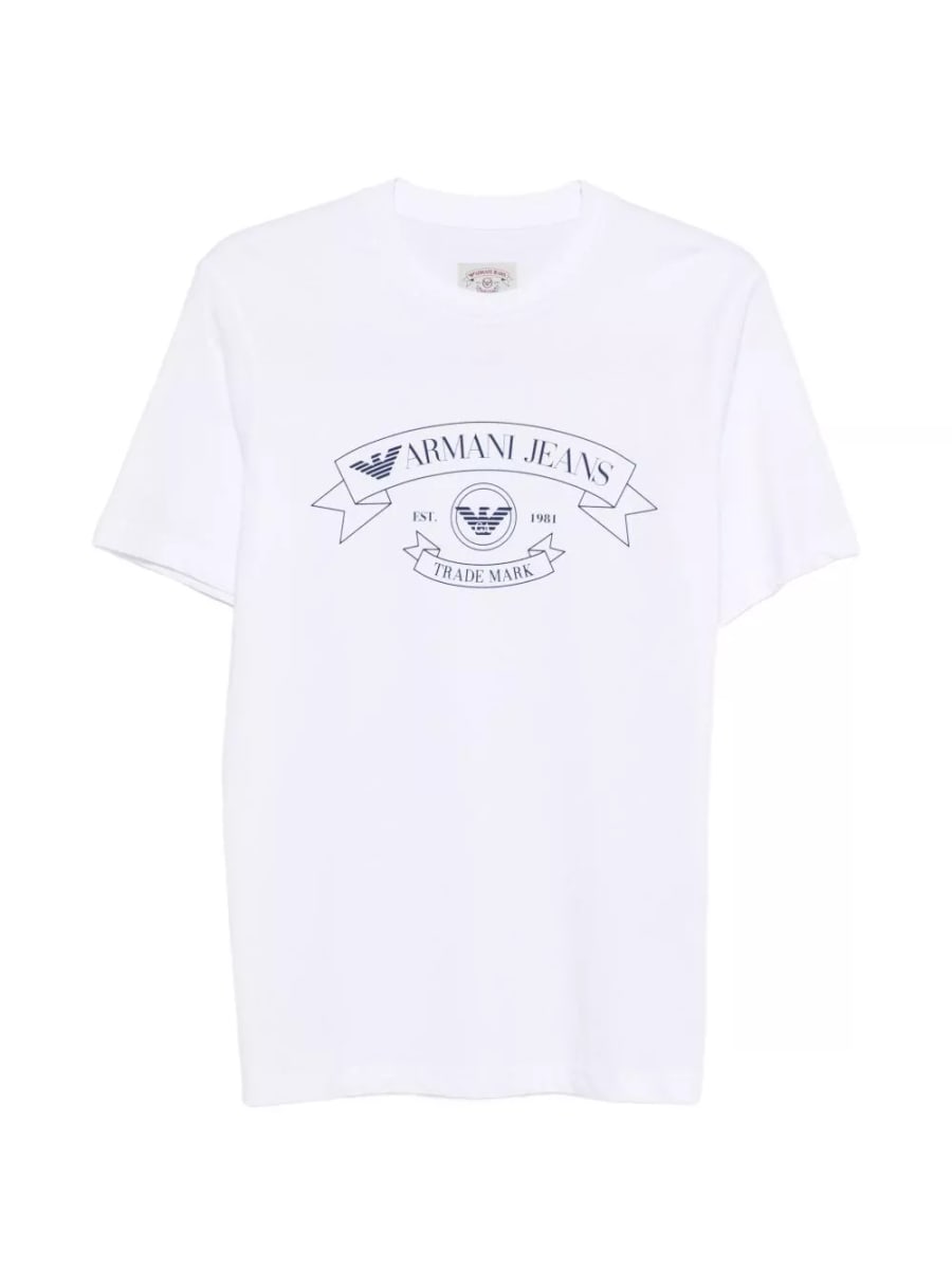 Emporio Armani T-shirt in cotone con logo