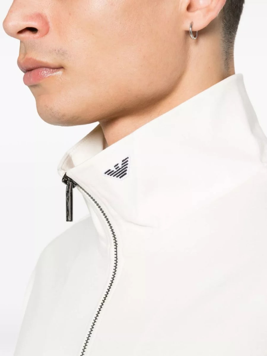 Emporio Armani Pullover con mezza zip, view 2