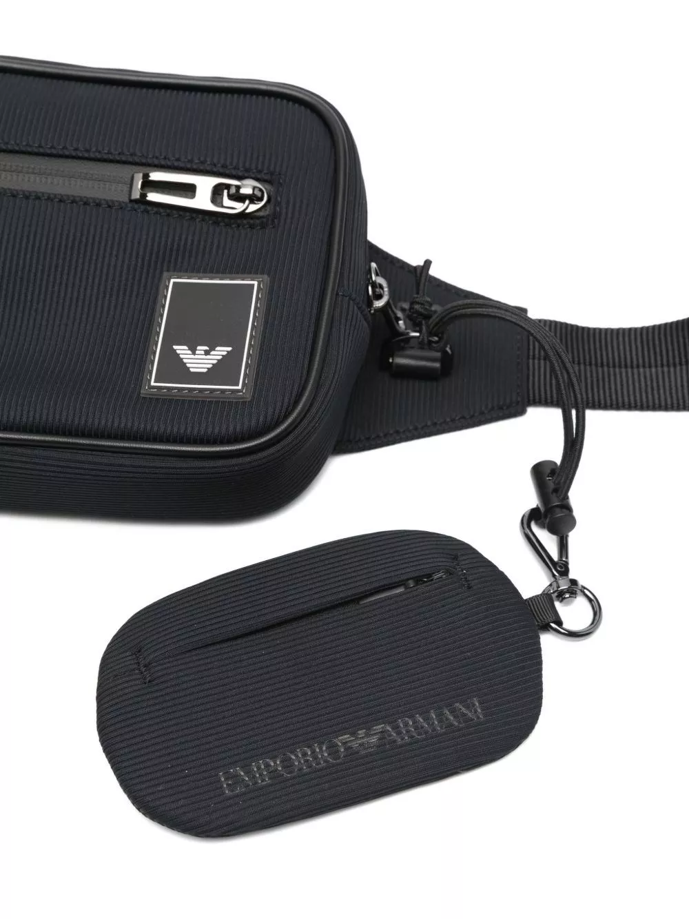 Emporio Armani Bum bag con logo, view 2