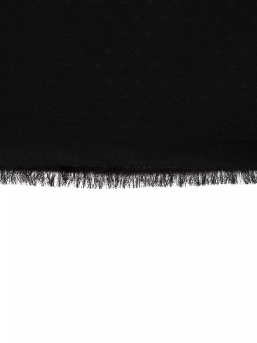 Emporio Armani Sciarpa in misto cotone, view 3