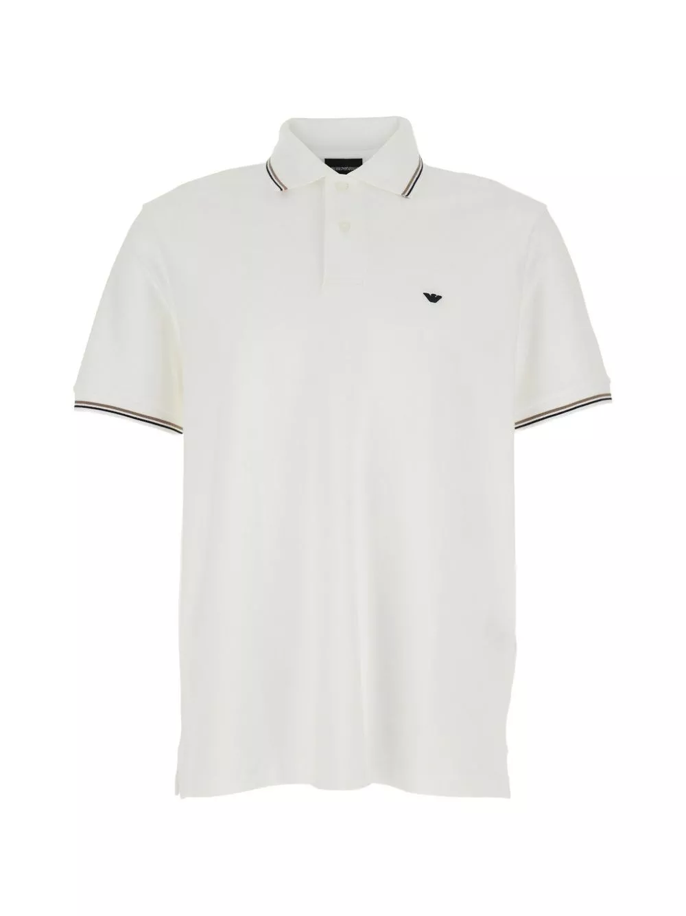 Emporio Armani la polo in cotone con logo