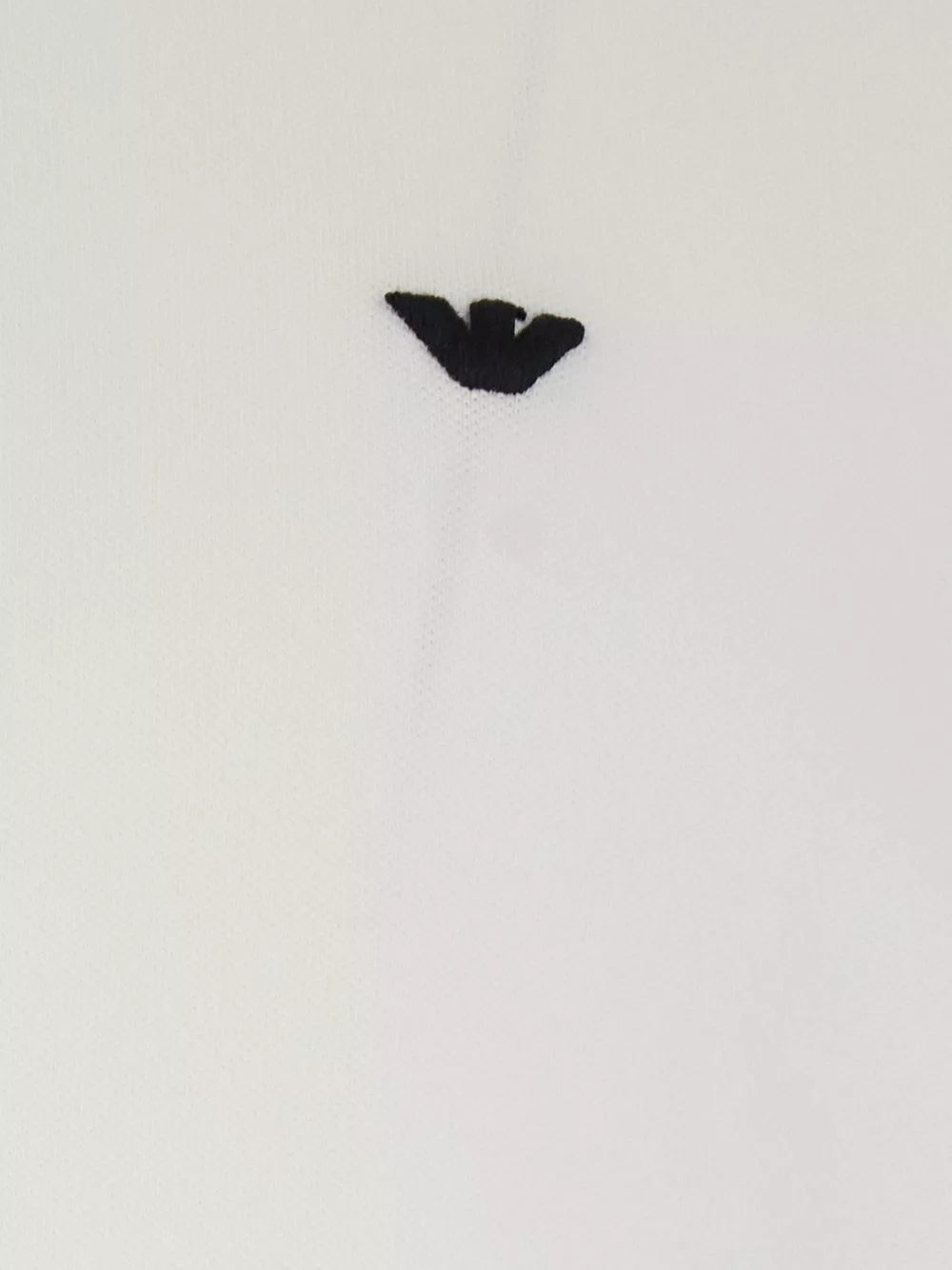 Emporio Armani la polo in cotone con logo, view 2