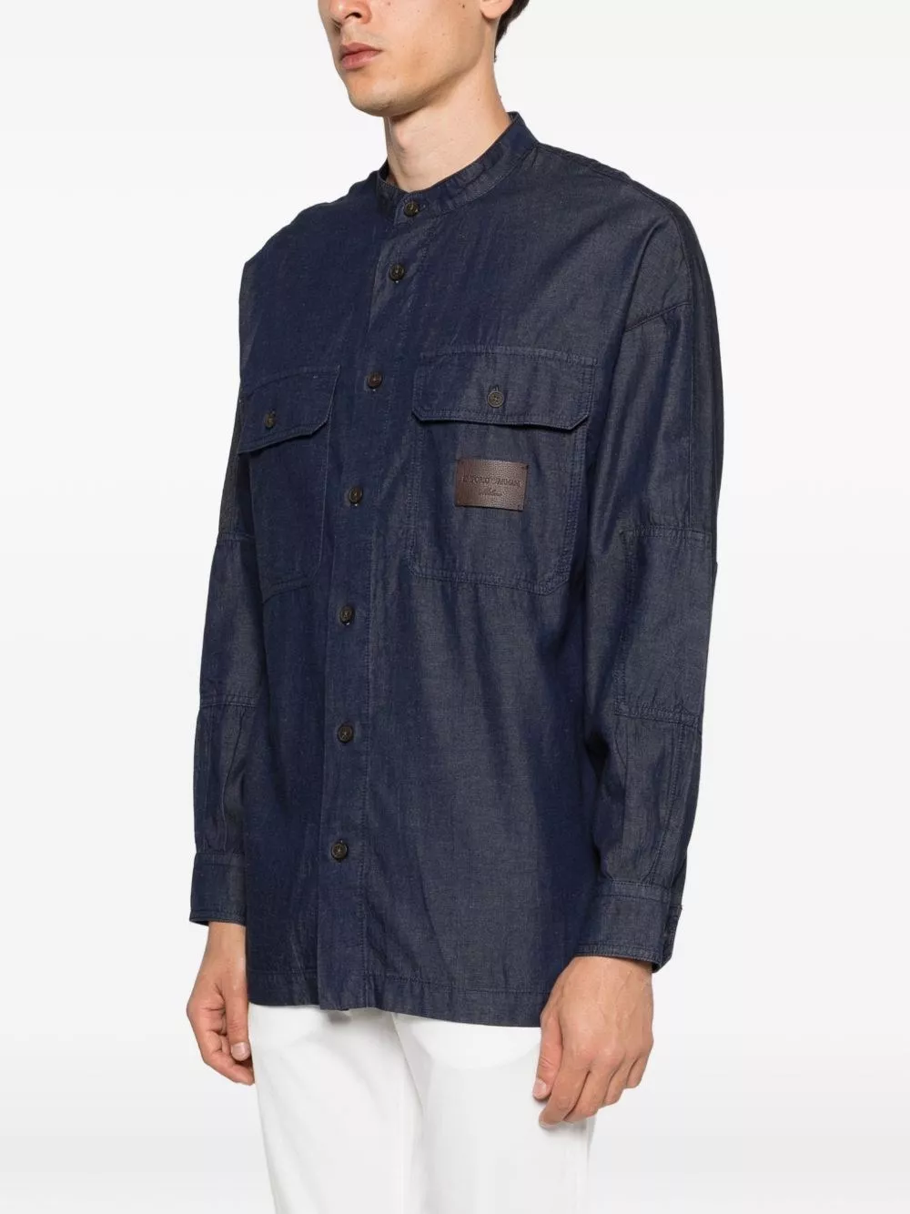 Emporio Armani Camicia in denim, view 2