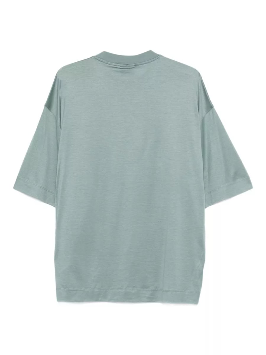 Emporio Armani T-shirt in misto cotone, view 2