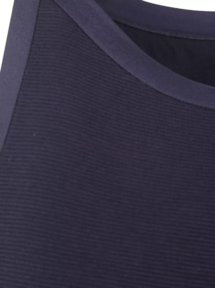 Emporio Armani Abito corto in cotone, view 2
