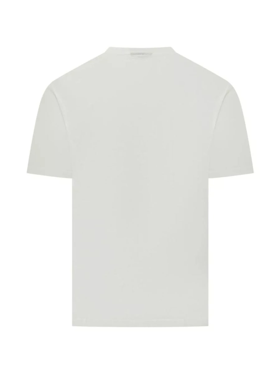 Emporio Armani T-shirt in cotone con logo, view 2