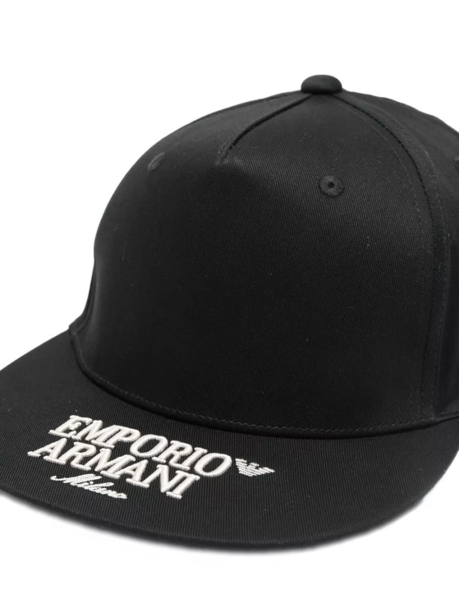 Emporio Armani Cappellino da baseball logo, view 3
