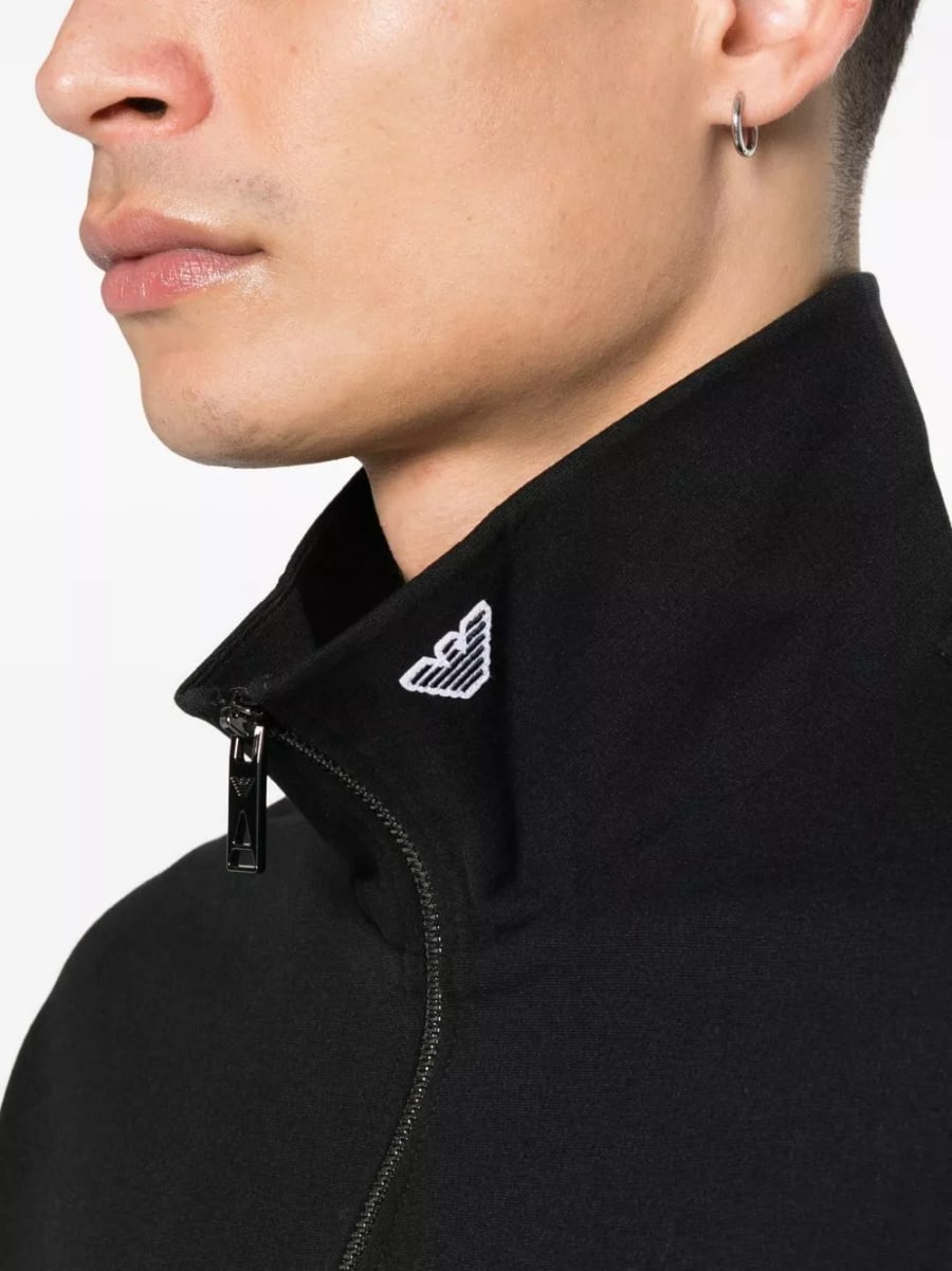 Emporio Armani Pullover con mezza zip, view 3