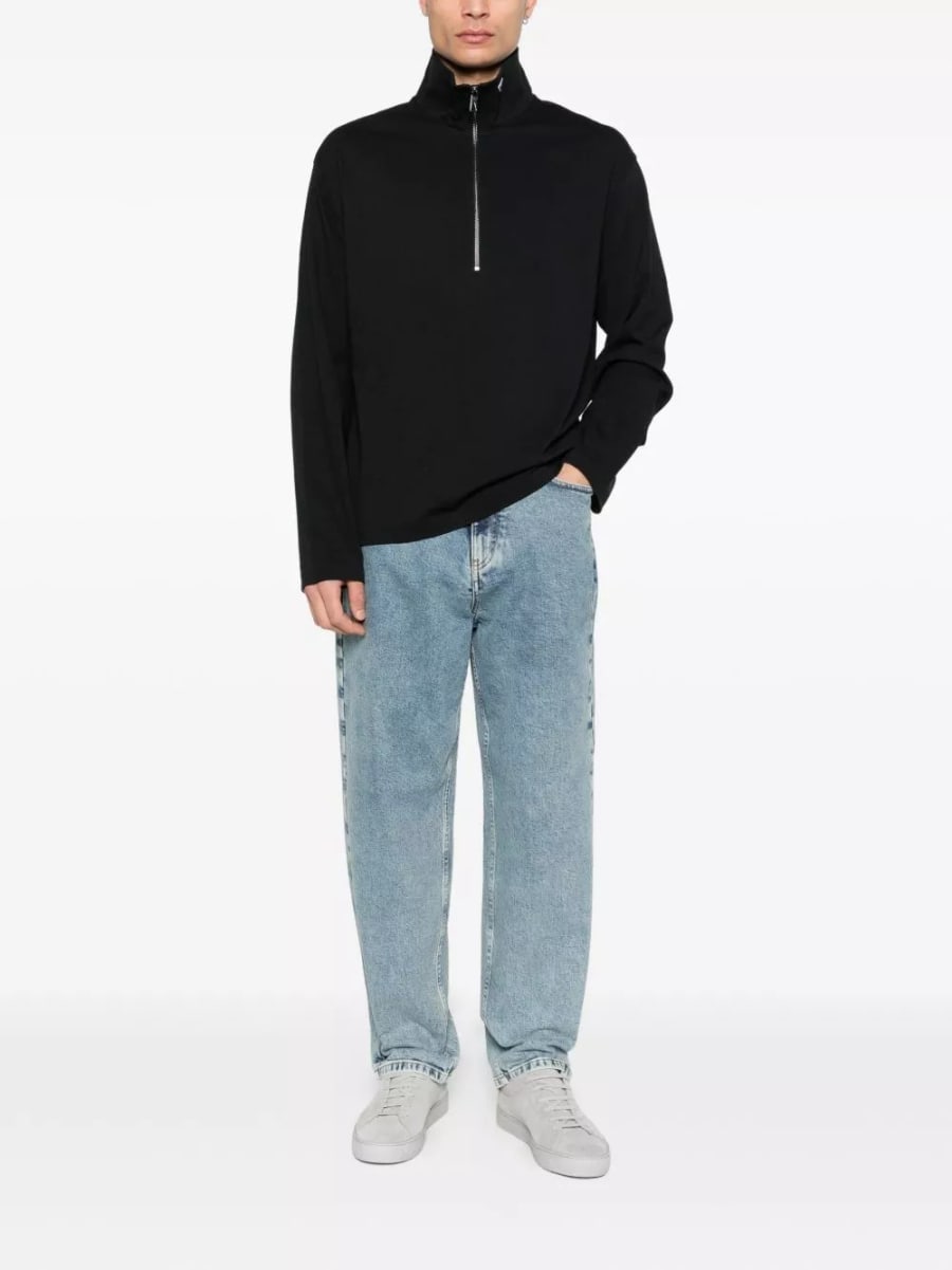 Emporio Armani Pullover con mezza zip, view 4