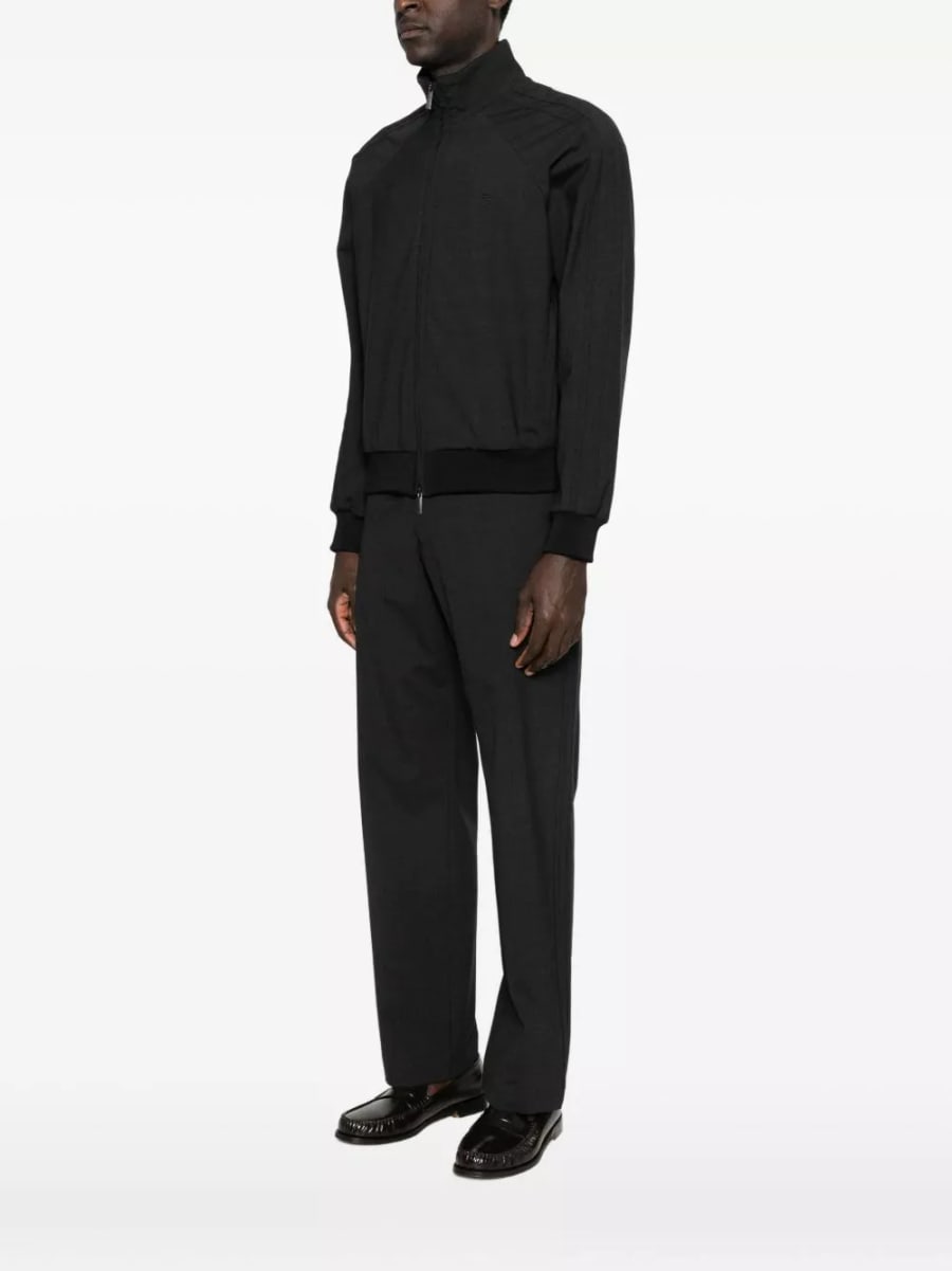 Emporio Armani Giacca bomber in misto lana, view 2