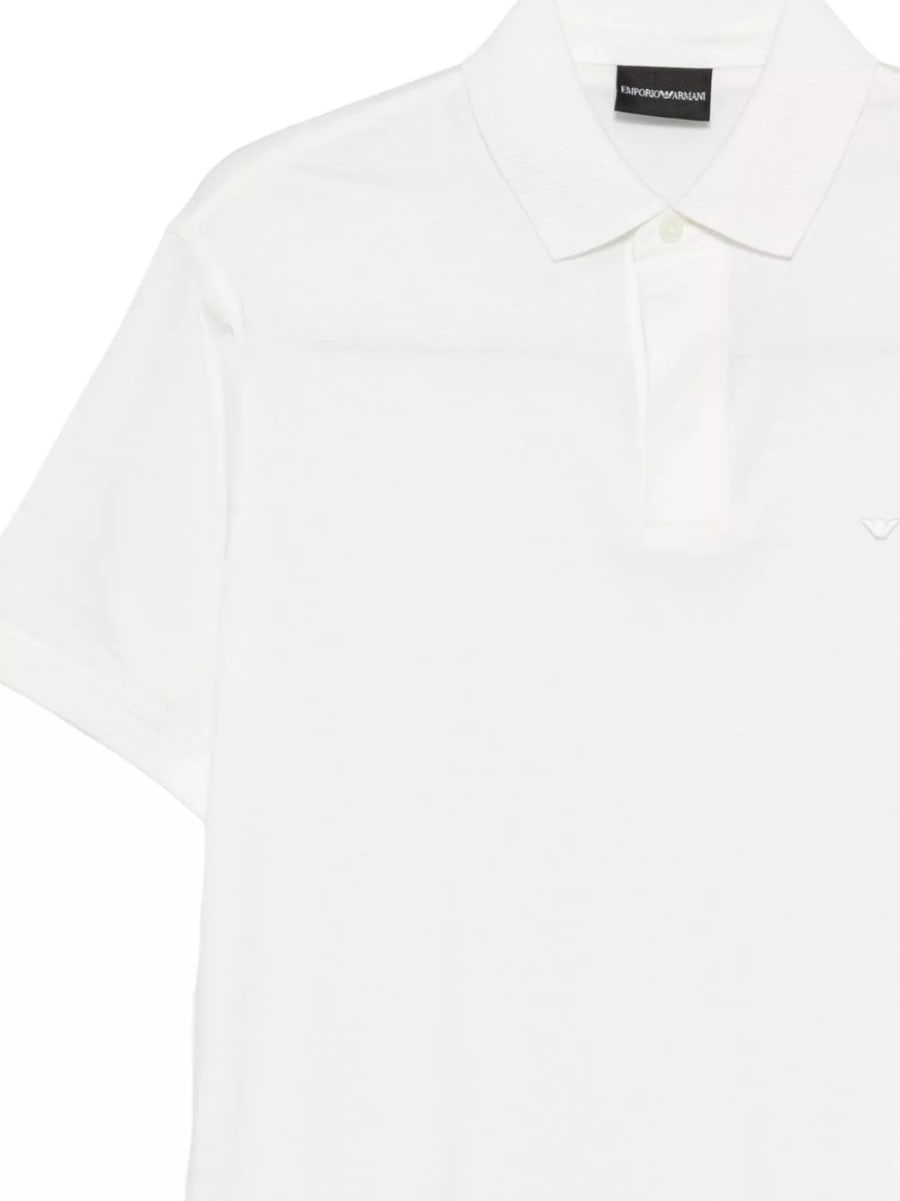 Emporio Armani la polo in cotone, view 3