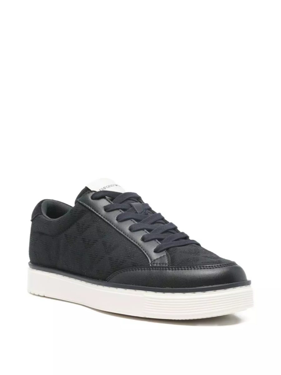 Emporio Armani Sneakers in Canvas, view 2