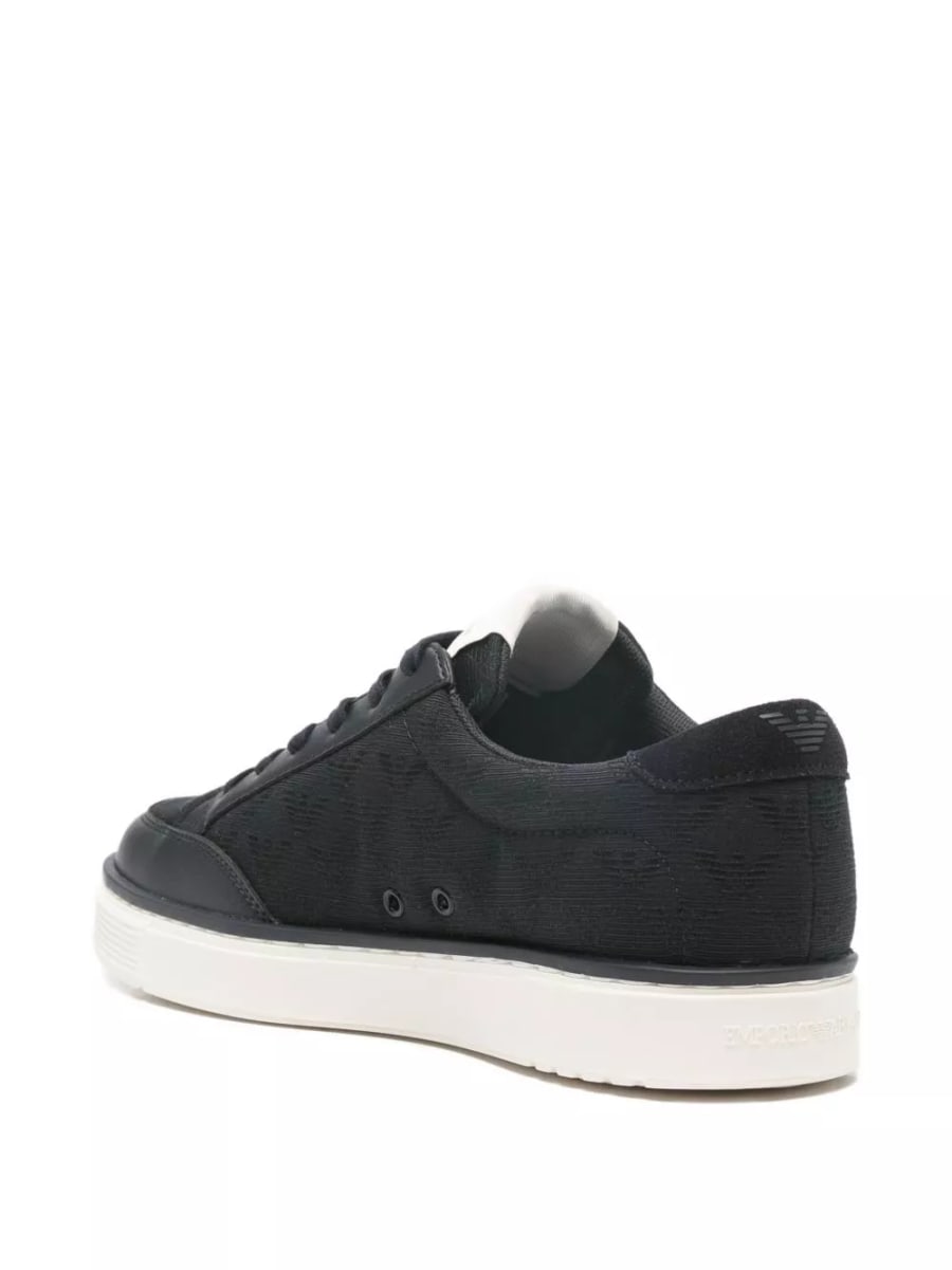 Emporio Armani Sneakers in Canvas, view 4