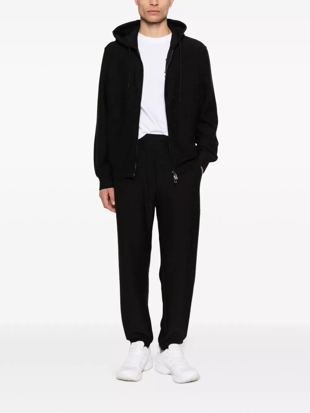 Emporio Armani Pantaloni in misto cotone, view 2
