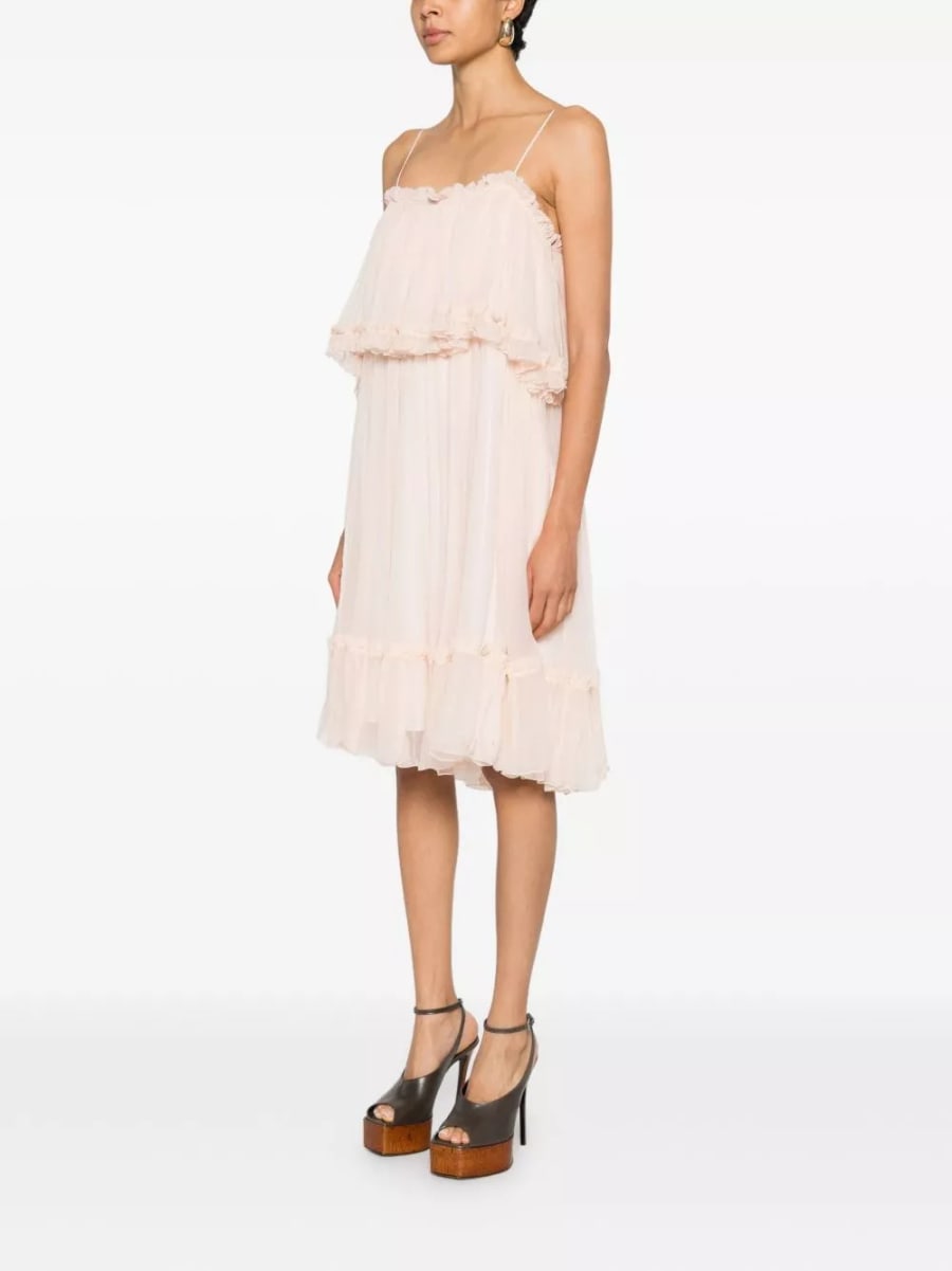 Chloé Abito mini in seta, view 4