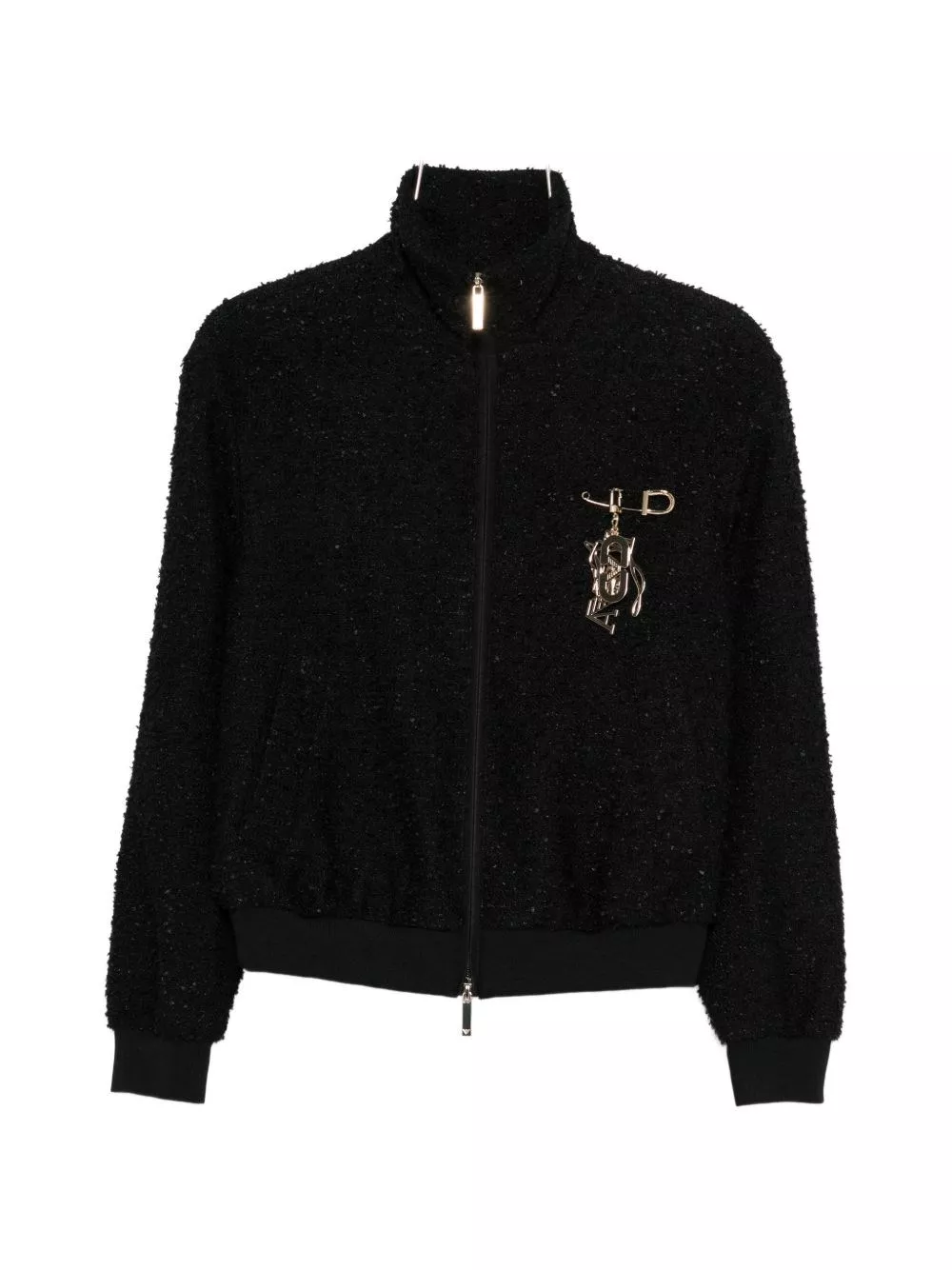 Emporio Armani Giacca blouson in tweed