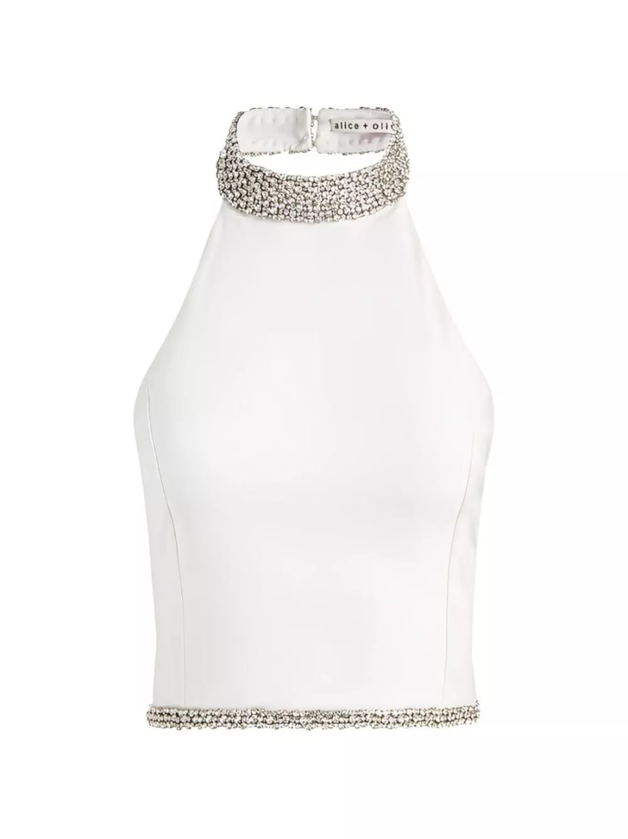Alice+olivia Top Halterneck