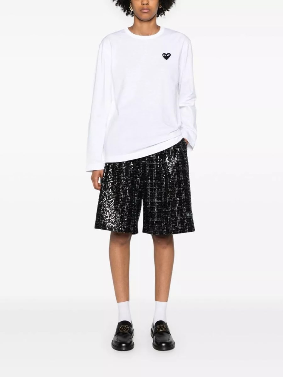 Comme des garçons play T-shirt in cotone, view 5