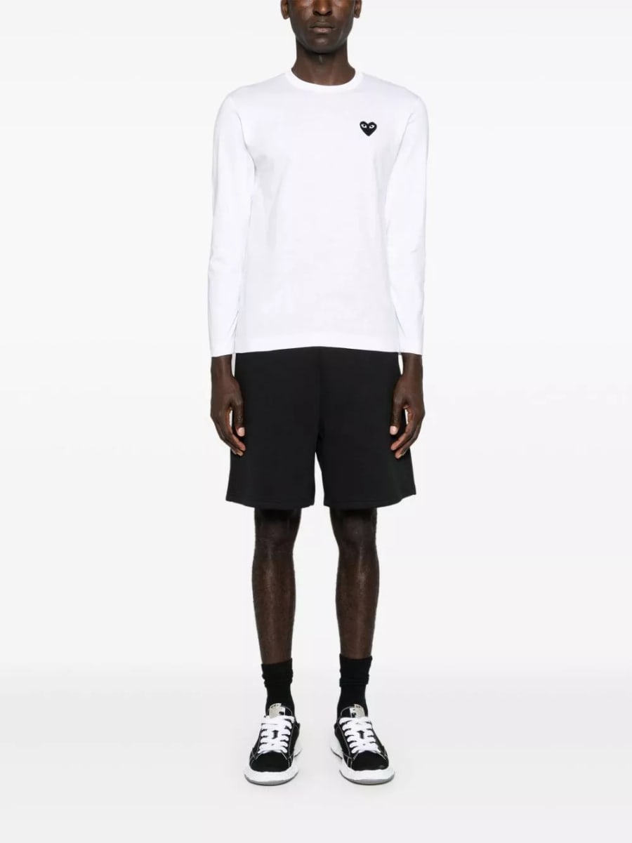 Comme des garçons play T-shirt in cotone, view 6