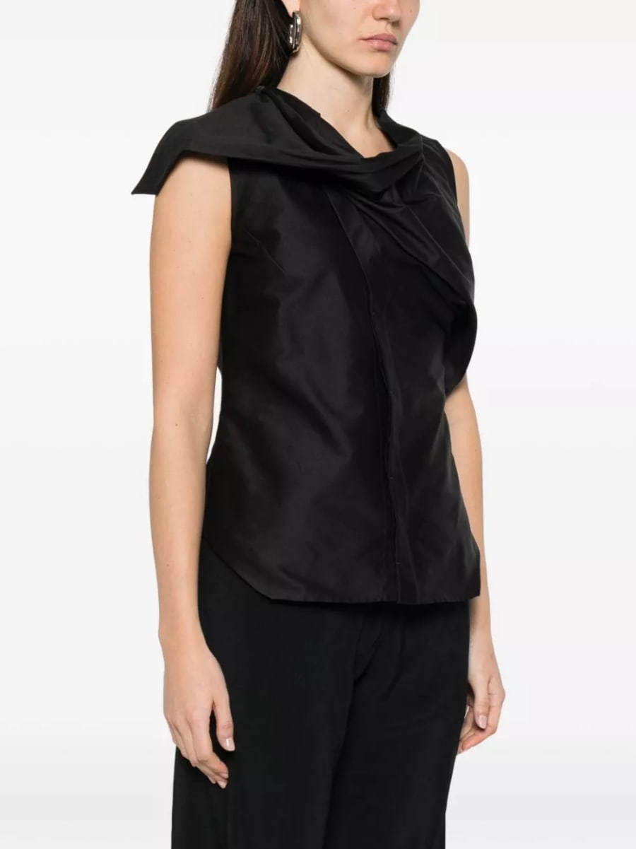 Rick Owens Top in cotone, view 4