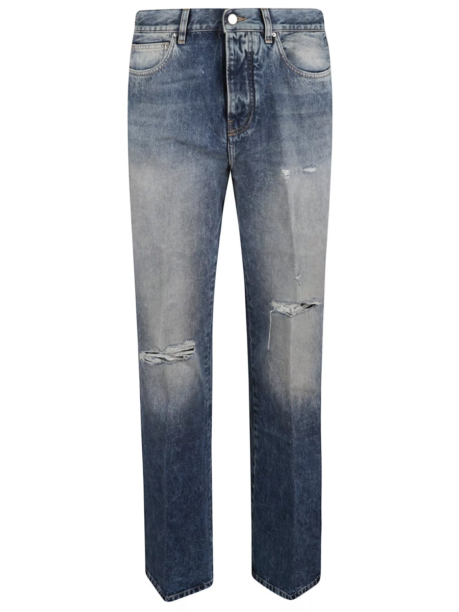 Amiri Jeans Slashed Boot Cut