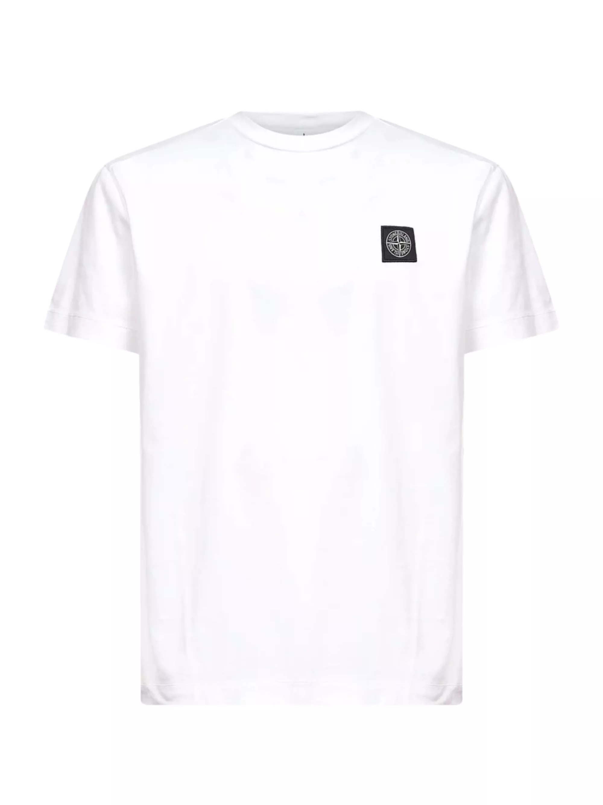 Stone Island T-shirt in cotone con logo