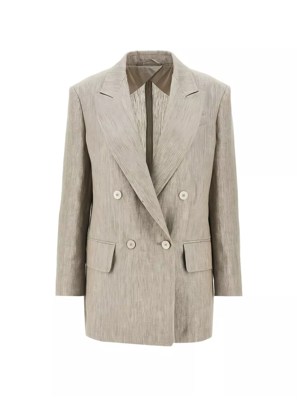 Max Mara Giacca in lino doppiopetto