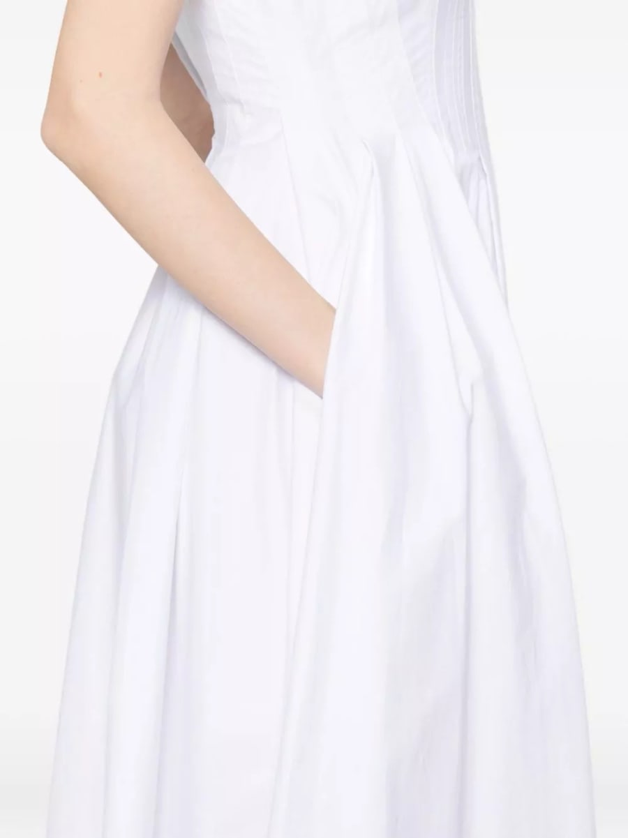 Sportmax Abito lungo in cotone, view 2